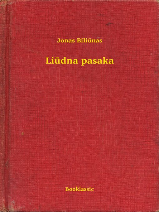 Cover image for Liūdna pasaka